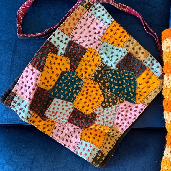 Handmade patchwork hippie bag. - Picture 1 of 3